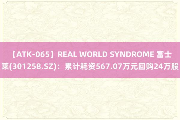 【ATK-065】REAL WORLD SYNDROME 富士莱(301258.SZ)：累计耗资567.07万元回购24万股