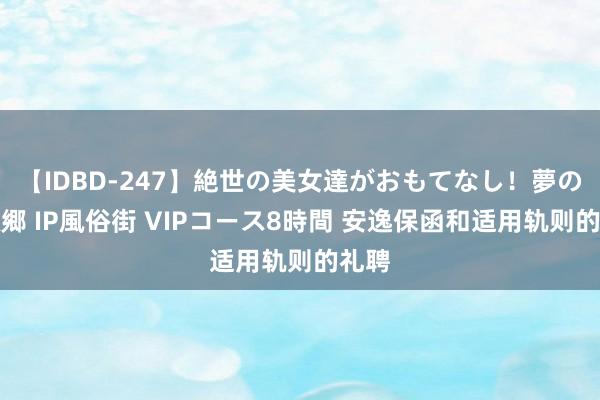 【IDBD-247】絶世の美女達がおもてなし！夢の桃源郷 IP風俗街 VIPコース8時間 安逸保函和适用轨则的礼聘