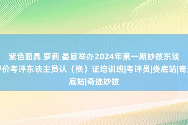 紫色面具 萝莉 娄底举办2024年第一期妙技东谈主才评价考评东谈主员认（换）证培训班|考评员|娄底站|奇迹妙技